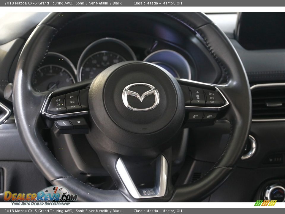 2018 Mazda CX-5 Grand Touring AWD Sonic Silver Metallic / Black Photo #7