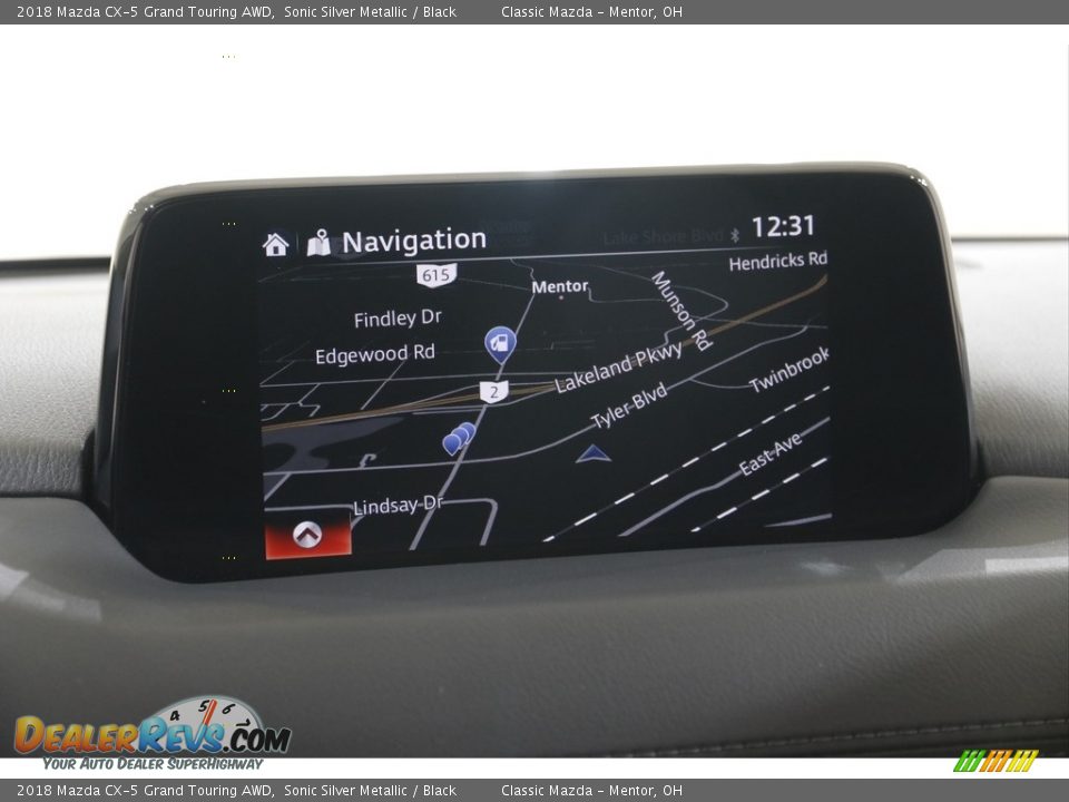 2018 Mazda CX-5 Grand Touring AWD Sonic Silver Metallic / Black Photo #10