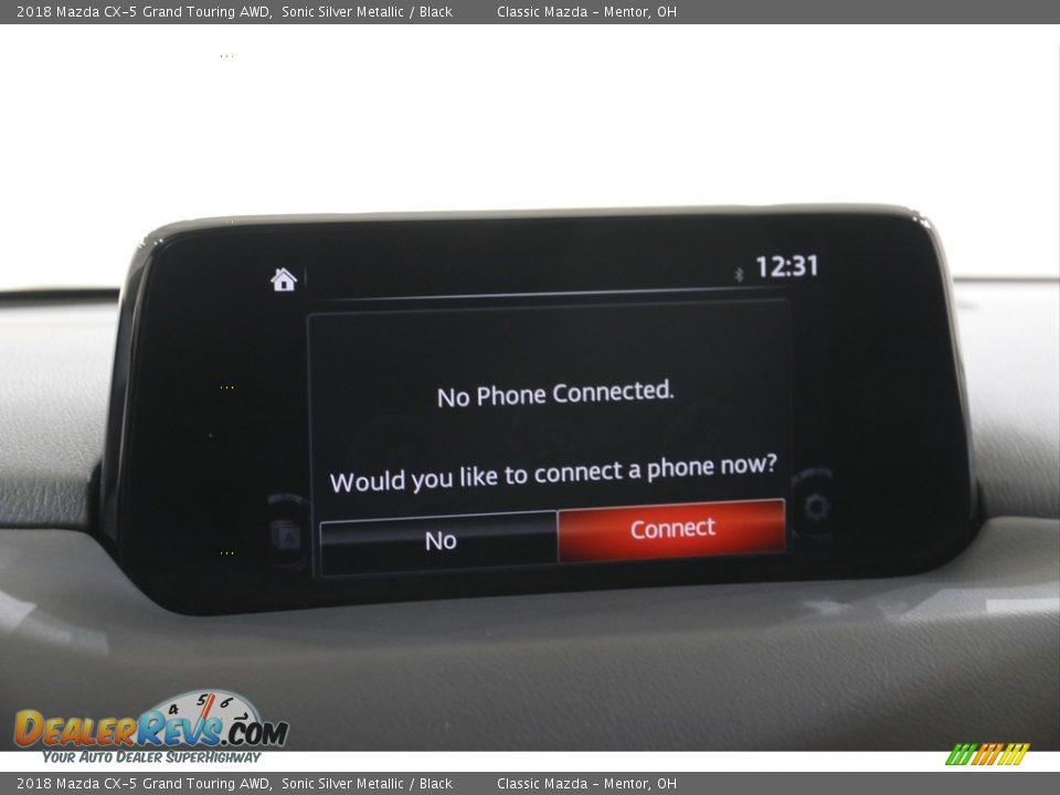 2018 Mazda CX-5 Grand Touring AWD Sonic Silver Metallic / Black Photo #11