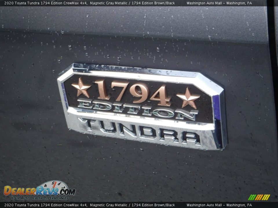 2020 Toyota Tundra 1794 Edition CrewMax 4x4 Magnetic Gray Metallic / 1794 Edition Brown/Black Photo #12