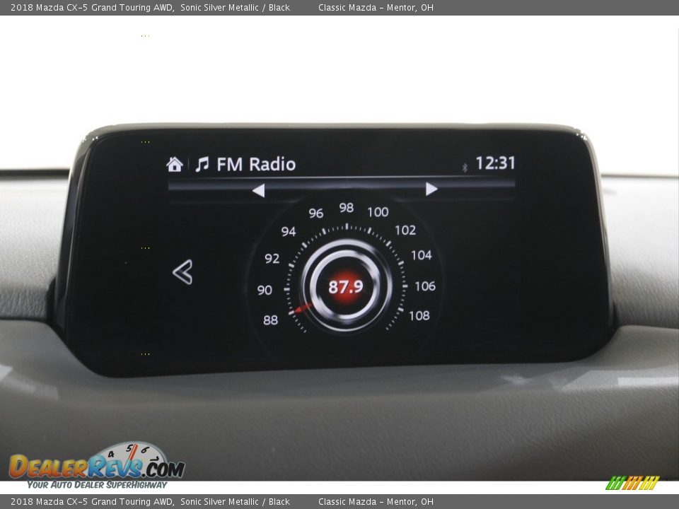 2018 Mazda CX-5 Grand Touring AWD Sonic Silver Metallic / Black Photo #12