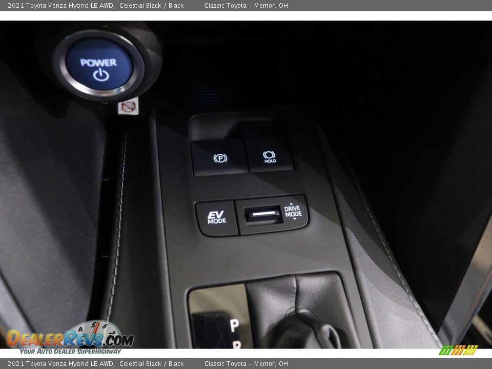 2021 Toyota Venza Hybrid LE AWD Celestial Black / Black Photo #13