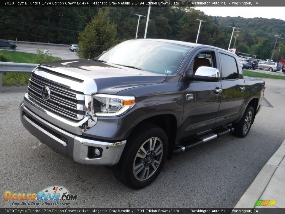 2020 Toyota Tundra 1794 Edition CrewMax 4x4 Magnetic Gray Metallic / 1794 Edition Brown/Black Photo #16