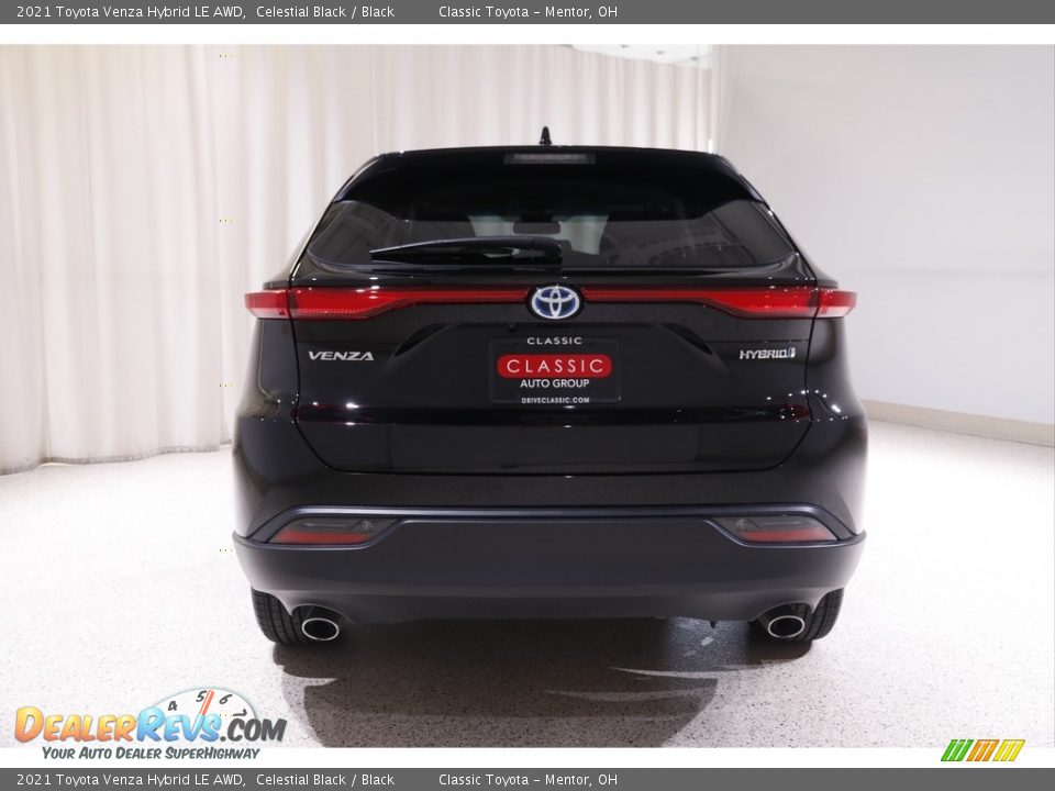 2021 Toyota Venza Hybrid LE AWD Celestial Black / Black Photo #17