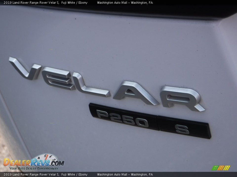 2019 Land Rover Range Rover Velar S Fuji White / Ebony Photo #10