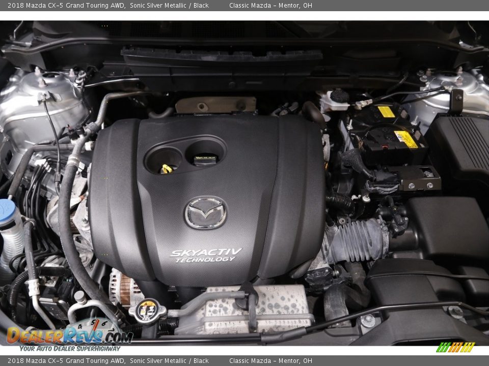 2018 Mazda CX-5 Grand Touring AWD Sonic Silver Metallic / Black Photo #19