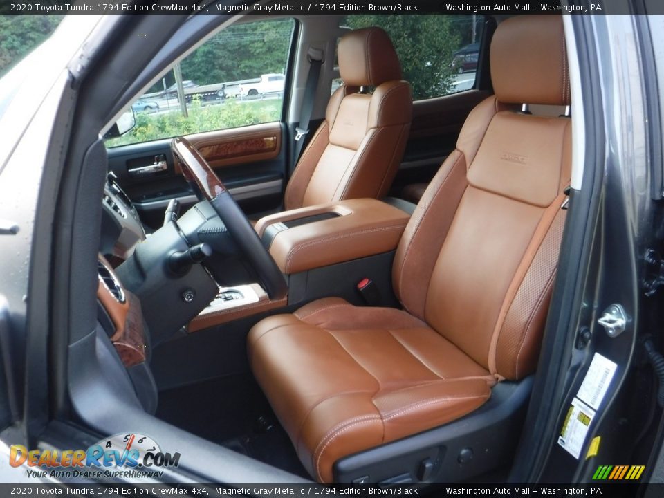 1794 Edition Brown/Black Interior - 2020 Toyota Tundra 1794 Edition CrewMax 4x4 Photo #27
