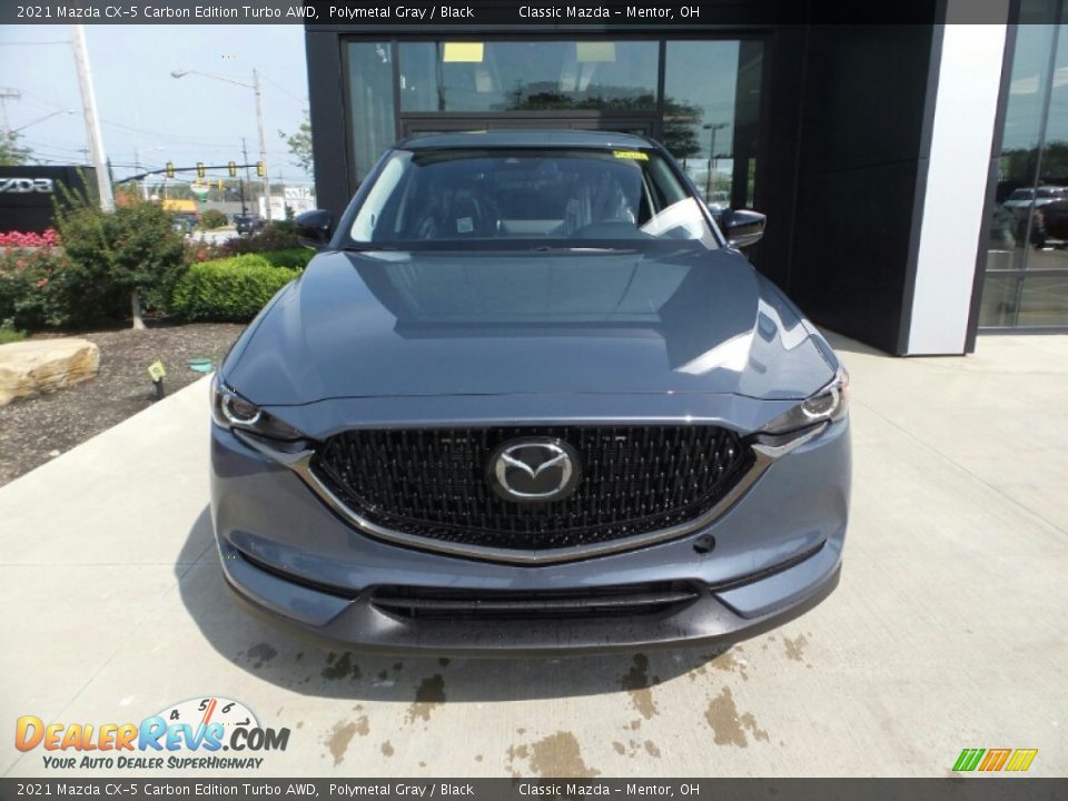 2021 Mazda CX-5 Carbon Edition Turbo AWD Polymetal Gray / Black Photo #2