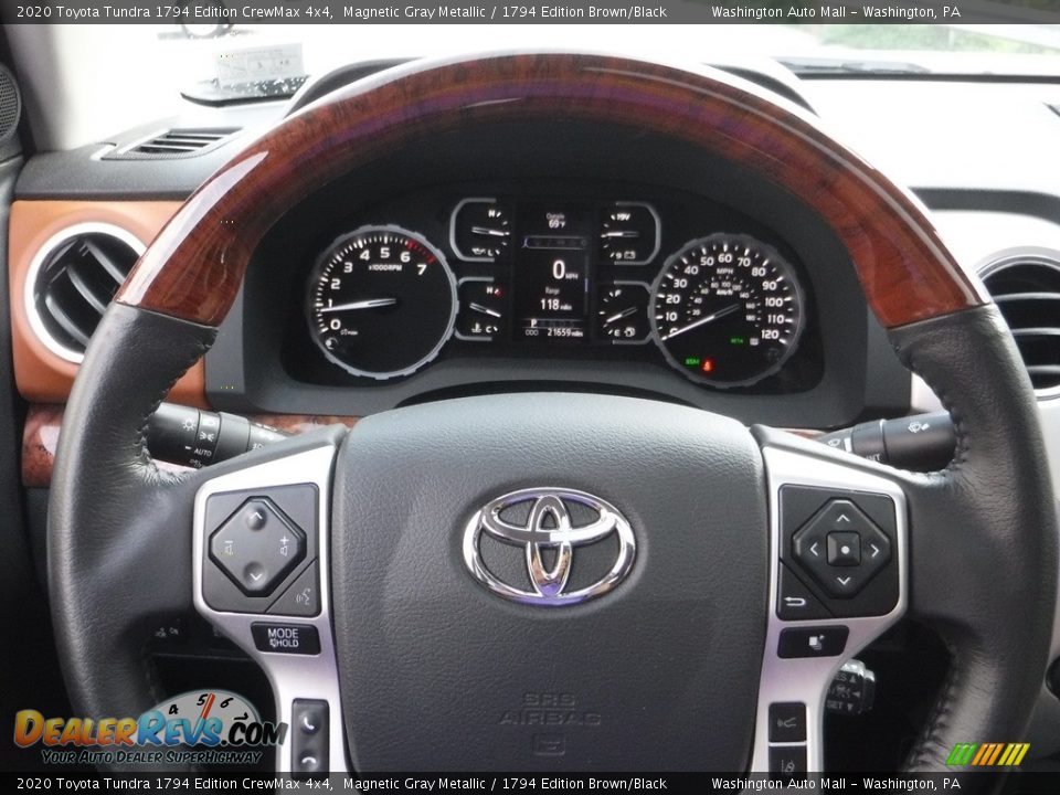 2020 Toyota Tundra 1794 Edition CrewMax 4x4 Steering Wheel Photo #31