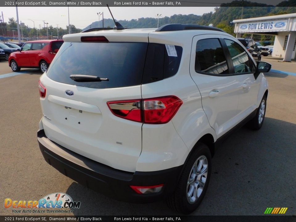 2021 Ford EcoSport SE Diamond White / Ebony Black Photo #2