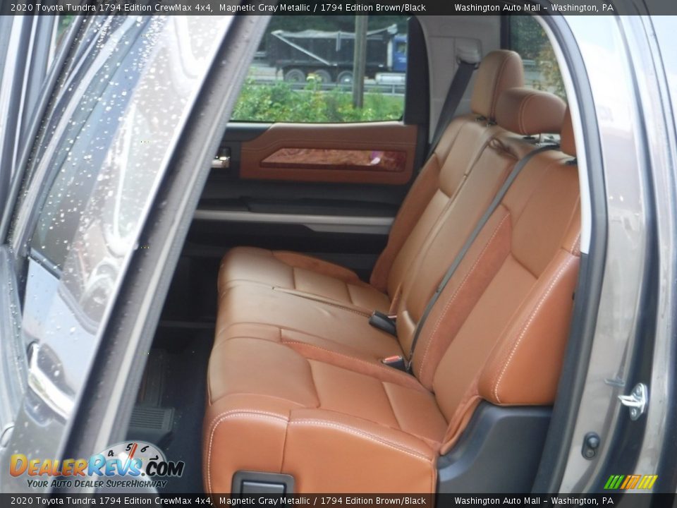 Rear Seat of 2020 Toyota Tundra 1794 Edition CrewMax 4x4 Photo #36