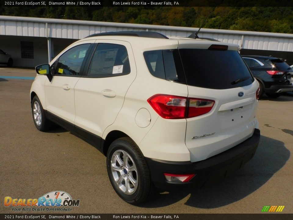 2021 Ford EcoSport SE Diamond White / Ebony Black Photo #4