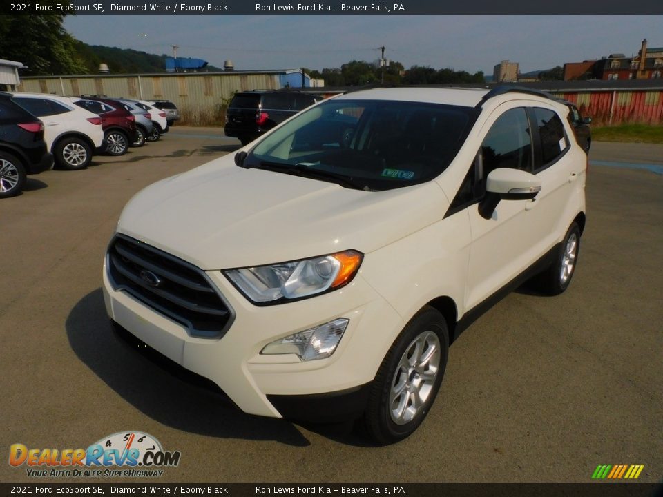 2021 Ford EcoSport SE Diamond White / Ebony Black Photo #6