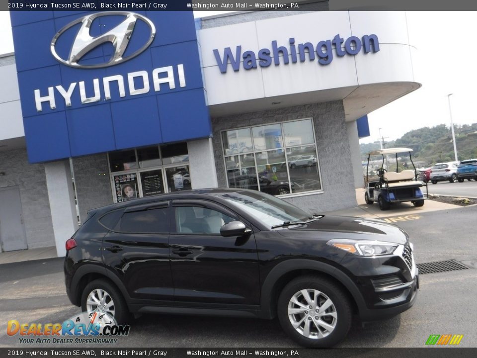 2019 Hyundai Tucson SE AWD Black Noir Pearl / Gray Photo #2