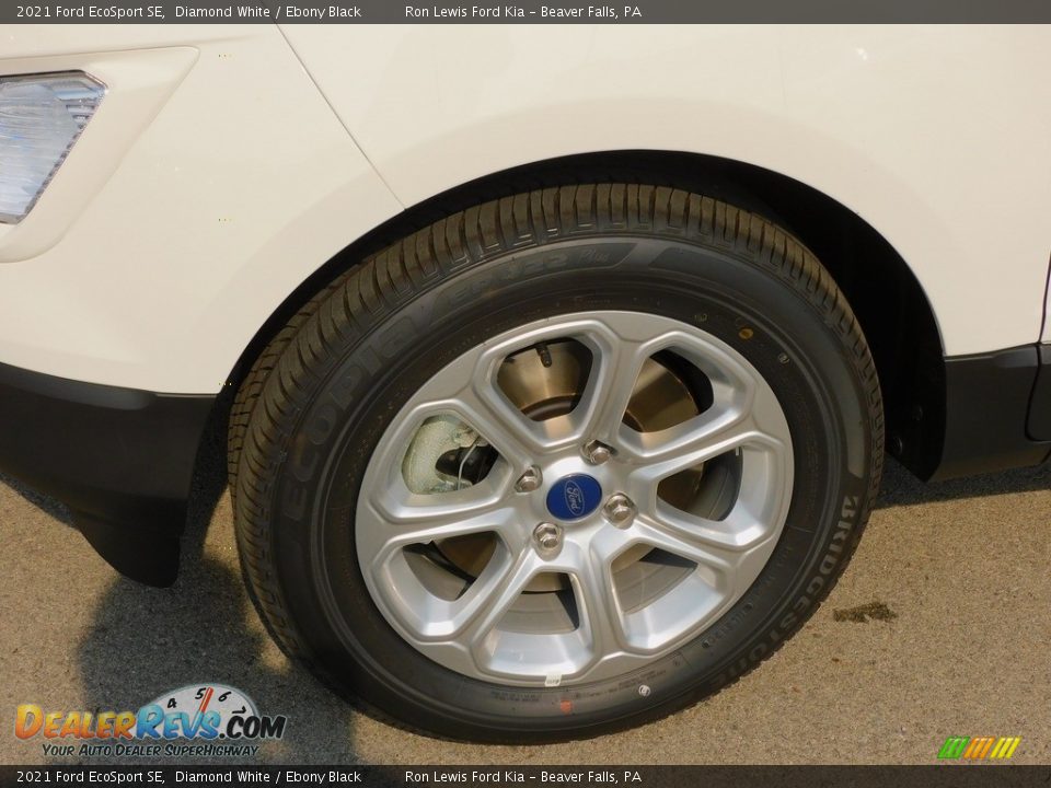 2021 Ford EcoSport SE Diamond White / Ebony Black Photo #9