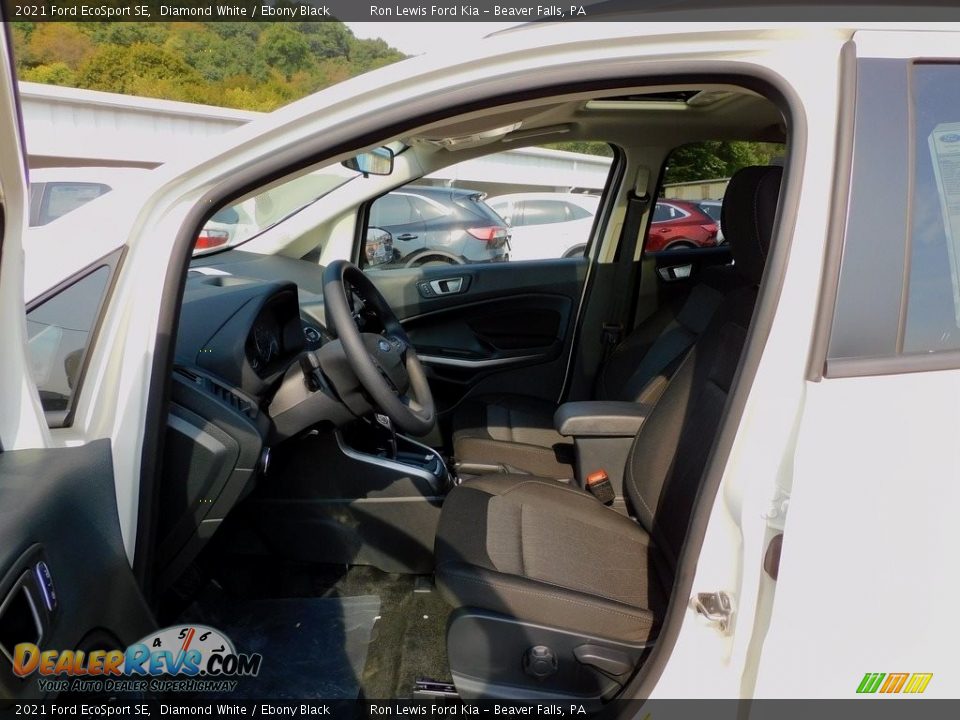 2021 Ford EcoSport SE Diamond White / Ebony Black Photo #10