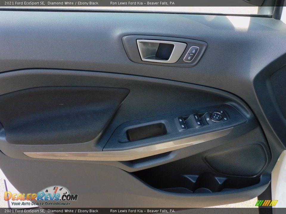 2021 Ford EcoSport SE Diamond White / Ebony Black Photo #13