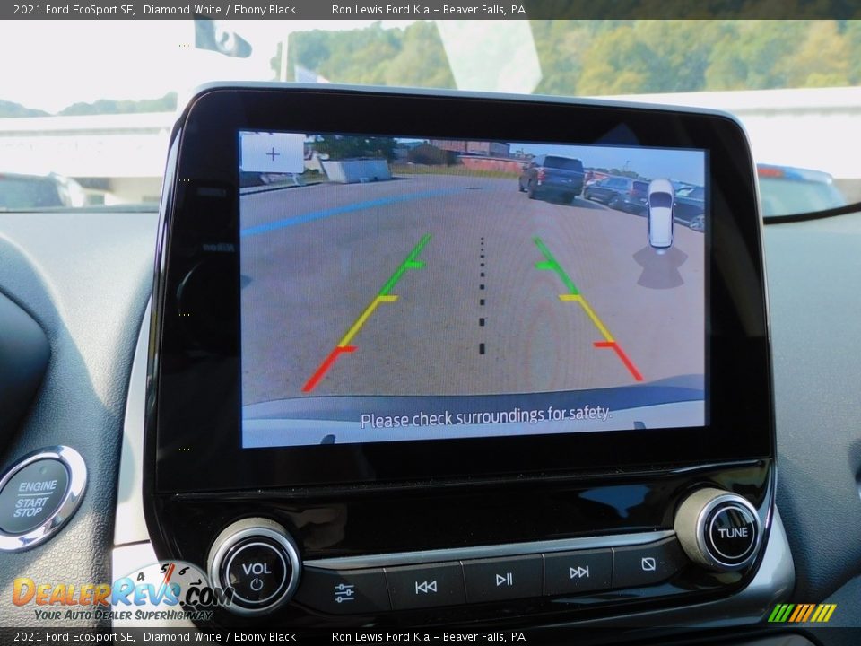 2021 Ford EcoSport SE Diamond White / Ebony Black Photo #16