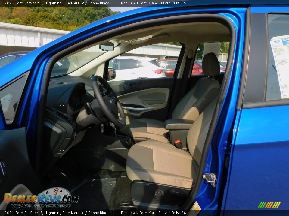 2021 Ford EcoSport S Lightning Blue Metallic / Ebony Black Photo #10