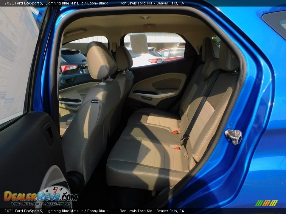 2021 Ford EcoSport S Lightning Blue Metallic / Ebony Black Photo #11