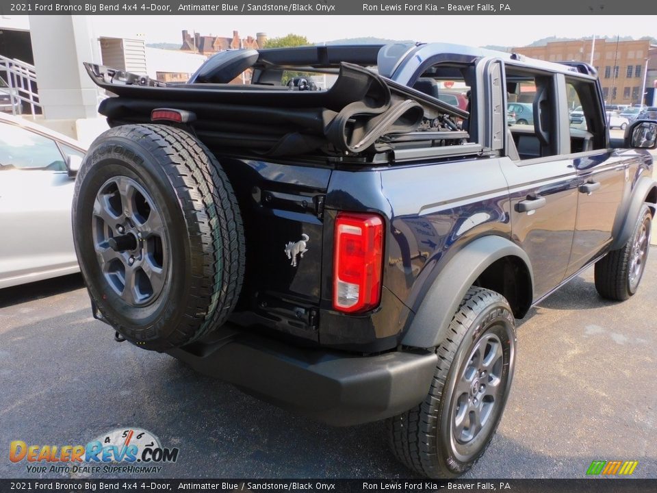 2021 Ford Bronco Big Bend 4x4 4-Door Antimatter Blue / Sandstone/Black Onyx Photo #2