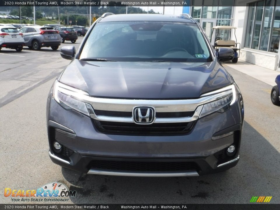 2020 Honda Pilot Touring AWD Modern Steel Metallic / Black Photo #5