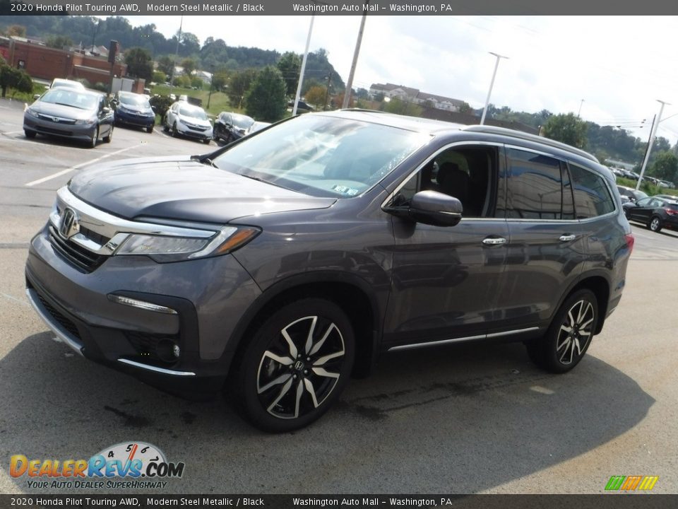 2020 Honda Pilot Touring AWD Modern Steel Metallic / Black Photo #6