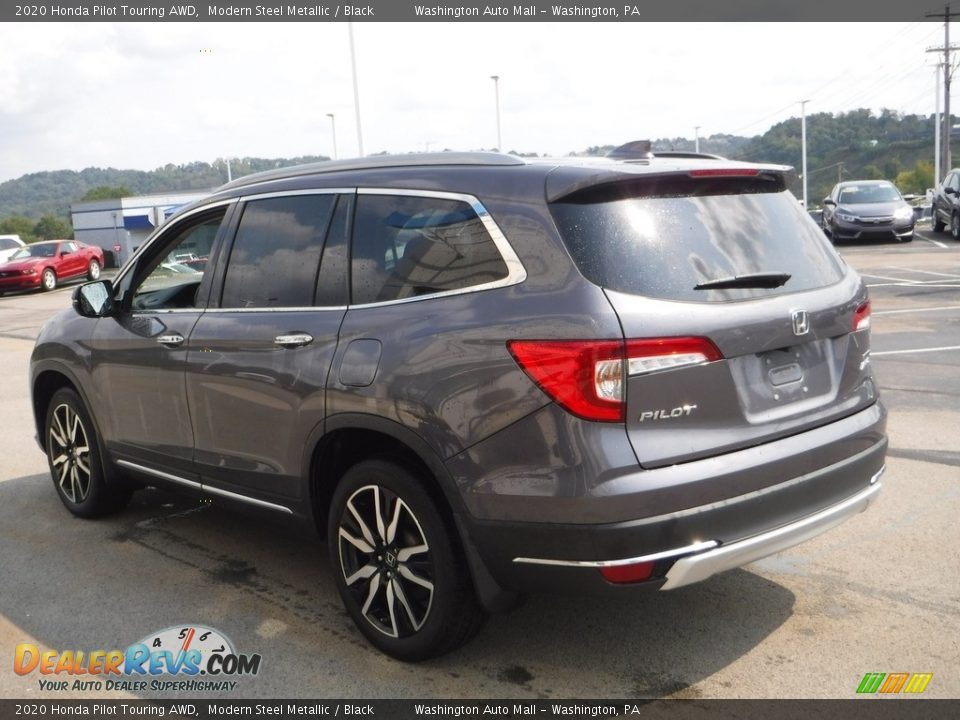 2020 Honda Pilot Touring AWD Modern Steel Metallic / Black Photo #7