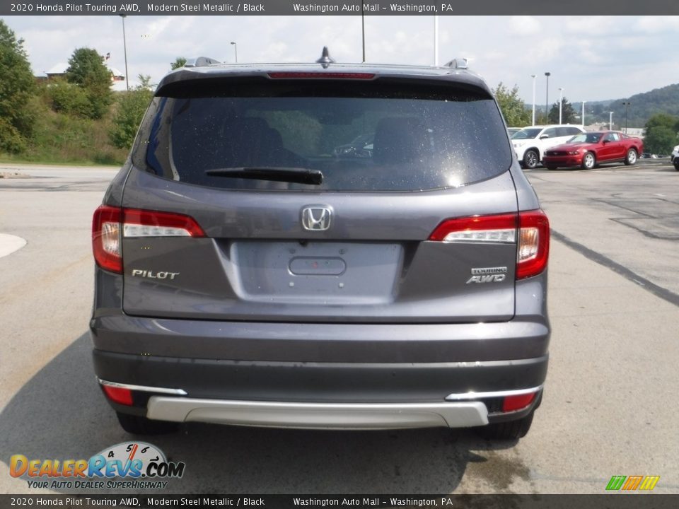 2020 Honda Pilot Touring AWD Modern Steel Metallic / Black Photo #8