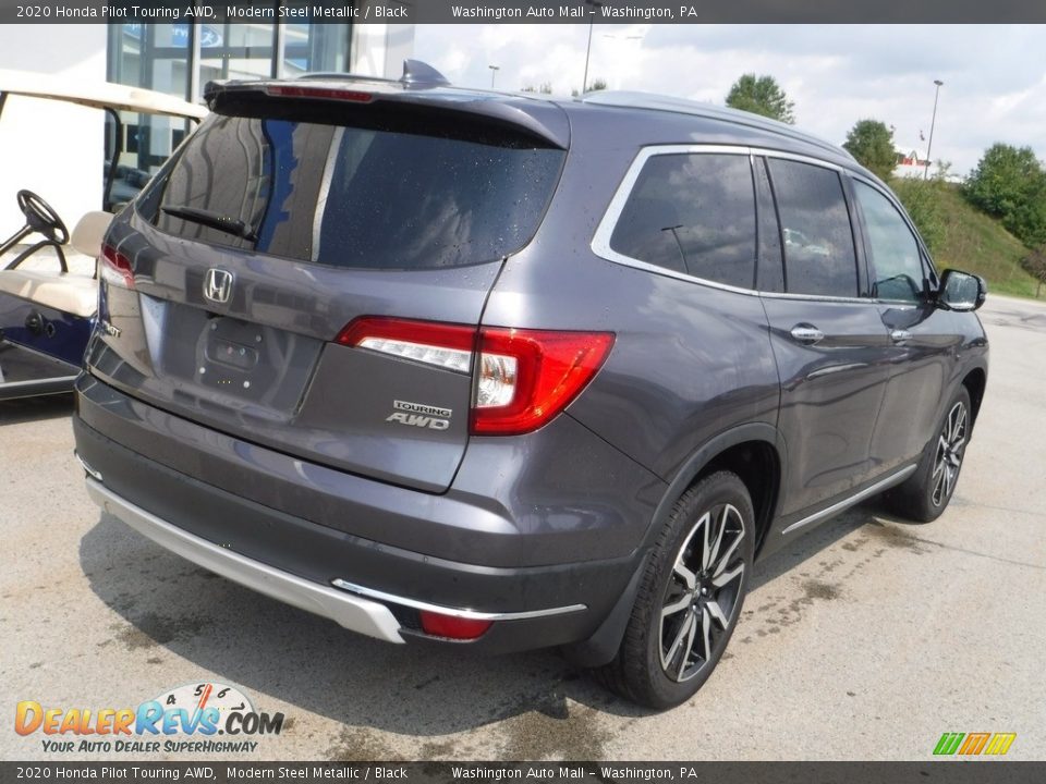 2020 Honda Pilot Touring AWD Modern Steel Metallic / Black Photo #9