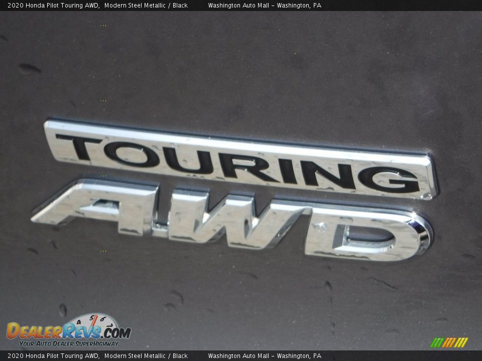 2020 Honda Pilot Touring AWD Modern Steel Metallic / Black Photo #10
