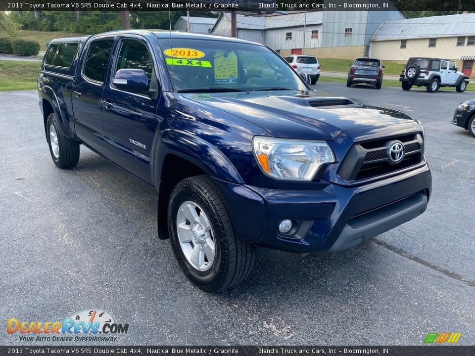 2013 Toyota Tacoma V6 SR5 Double Cab 4x4 Nautical Blue Metallic / Graphite Photo #4