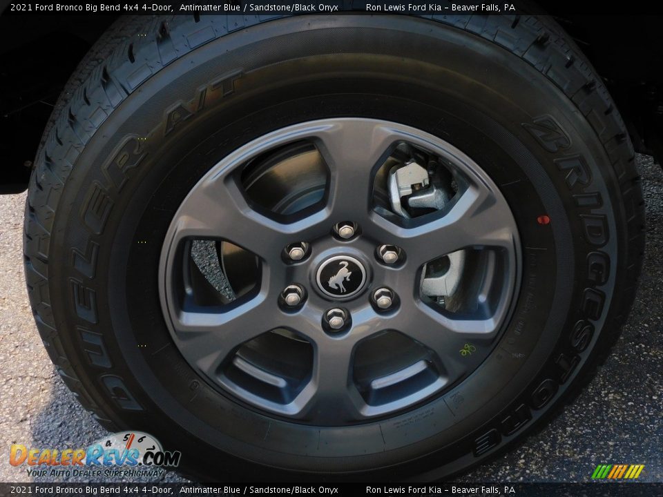 2021 Ford Bronco Big Bend 4x4 4-Door Antimatter Blue / Sandstone/Black Onyx Photo #10