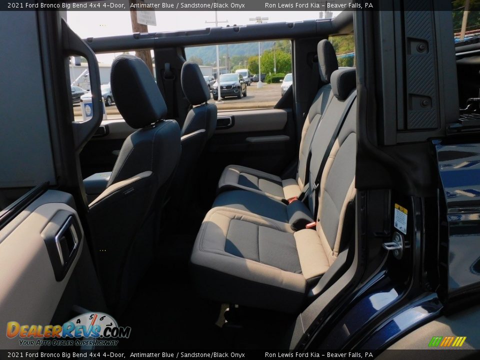 2021 Ford Bronco Big Bend 4x4 4-Door Antimatter Blue / Sandstone/Black Onyx Photo #12