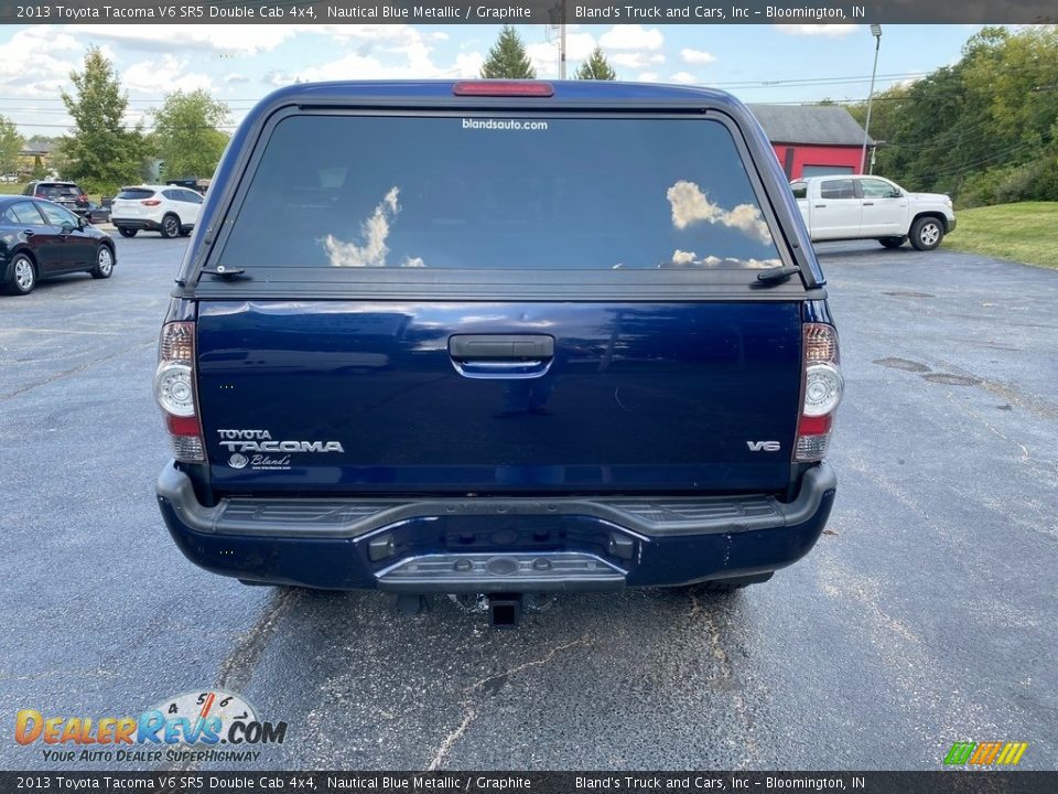 2013 Toyota Tacoma V6 SR5 Double Cab 4x4 Nautical Blue Metallic / Graphite Photo #7