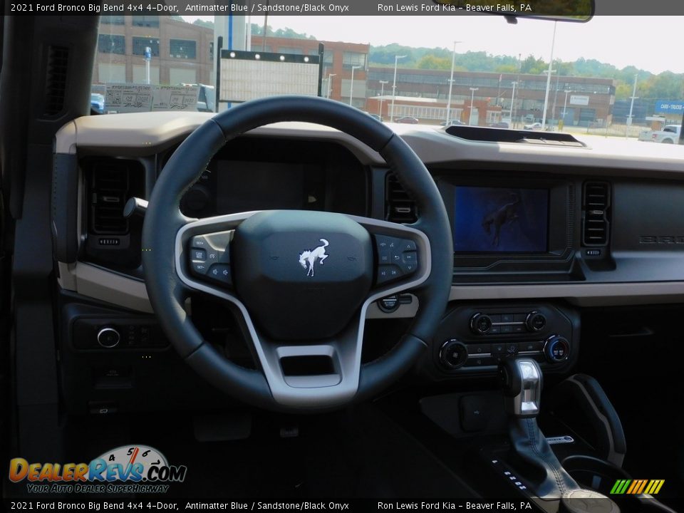 2021 Ford Bronco Big Bend 4x4 4-Door Antimatter Blue / Sandstone/Black Onyx Photo #13