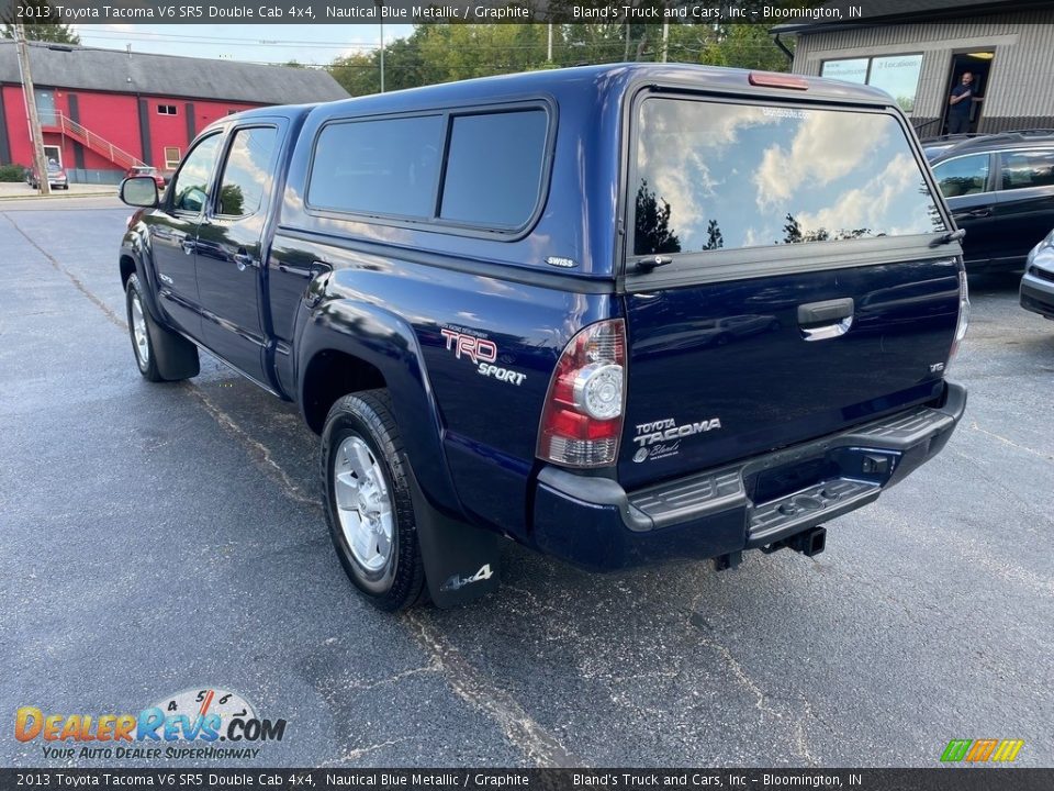 2013 Toyota Tacoma V6 SR5 Double Cab 4x4 Nautical Blue Metallic / Graphite Photo #8