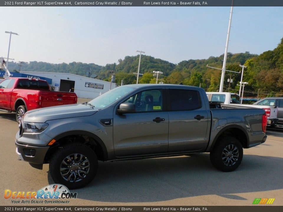 2021 Ford Ranger XLT SuperCrew 4x4 Carbonized Gray Metallic / Ebony Photo #6