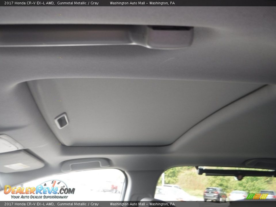 2017 Honda CR-V EX-L AWD Gunmetal Metallic / Gray Photo #11