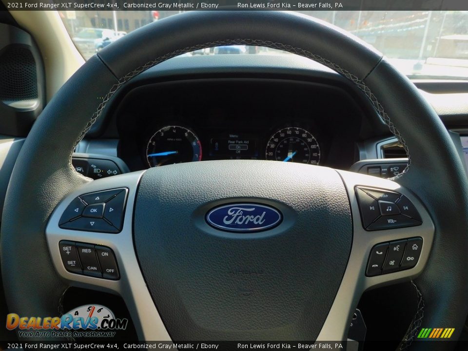 2021 Ford Ranger XLT SuperCrew 4x4 Steering Wheel Photo #19