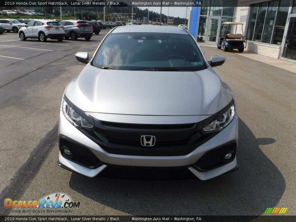 2019 Honda Civic Sport Hatchback Lunar Silver Metallic / Black Photo #3