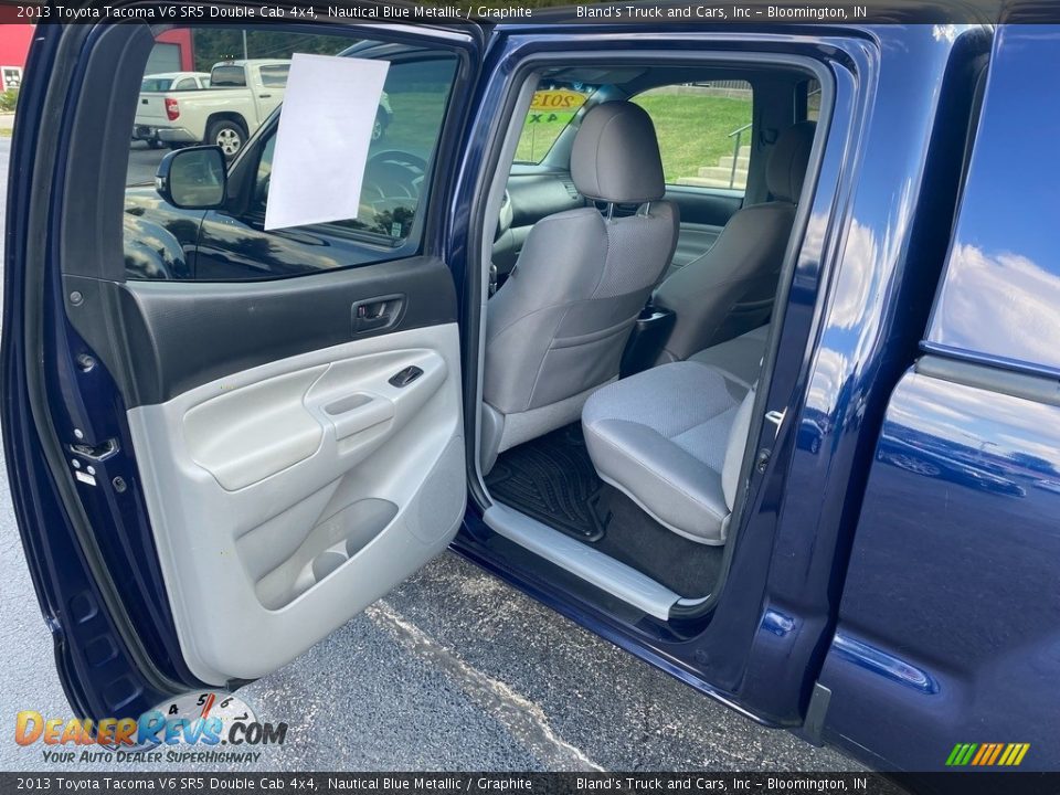 2013 Toyota Tacoma V6 SR5 Double Cab 4x4 Nautical Blue Metallic / Graphite Photo #33