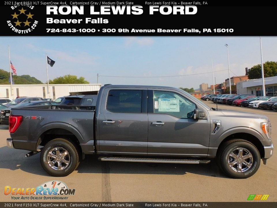 2021 Ford F150 XLT SuperCrew 4x4 Carbonized Gray / Medium Dark Slate Photo #1