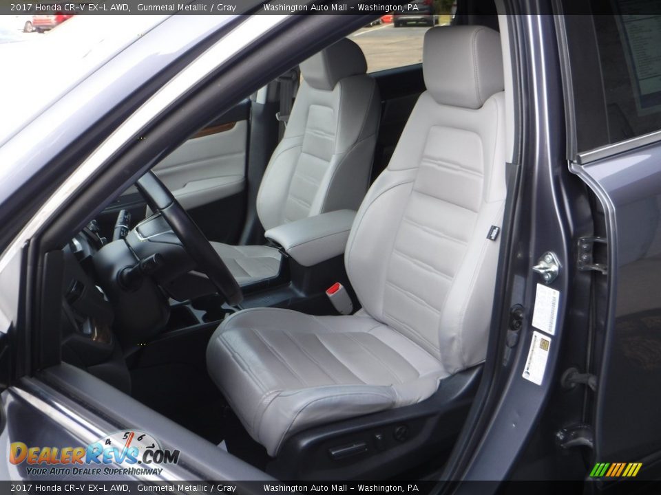 2017 Honda CR-V EX-L AWD Gunmetal Metallic / Gray Photo #15