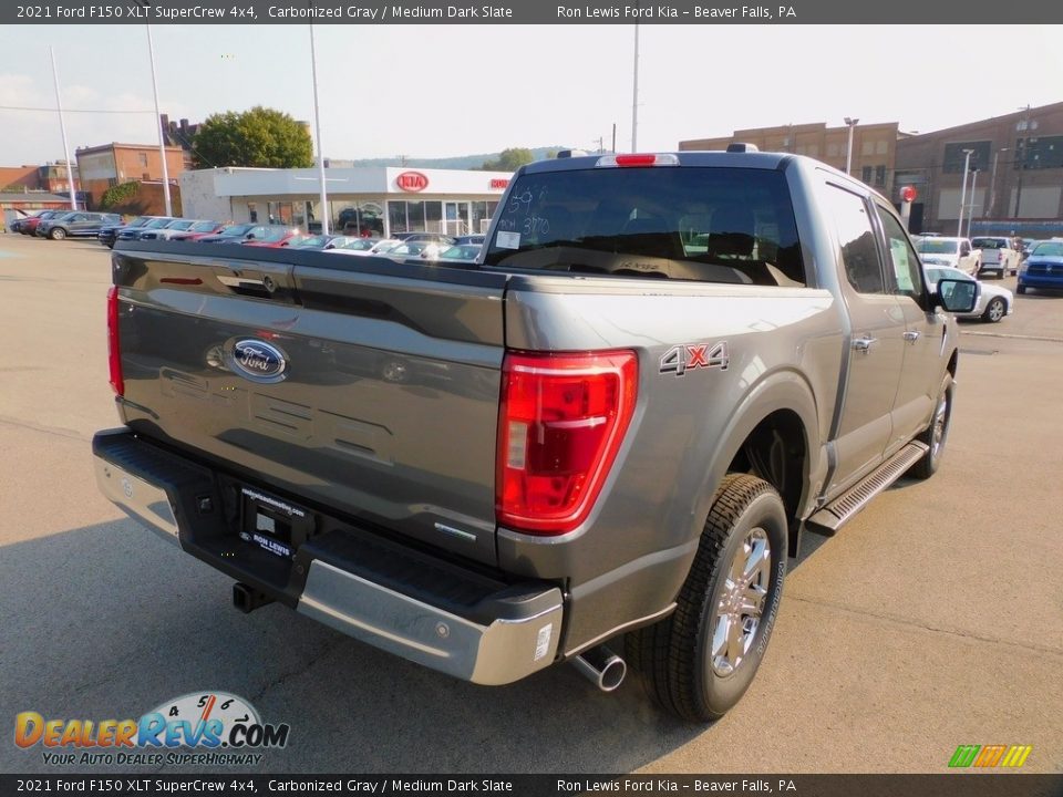 2021 Ford F150 XLT SuperCrew 4x4 Carbonized Gray / Medium Dark Slate Photo #2