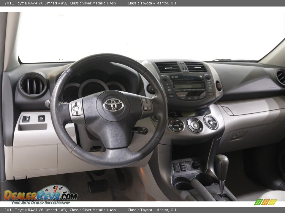2011 Toyota RAV4 V6 Limited 4WD Classic Silver Metallic / Ash Photo #6