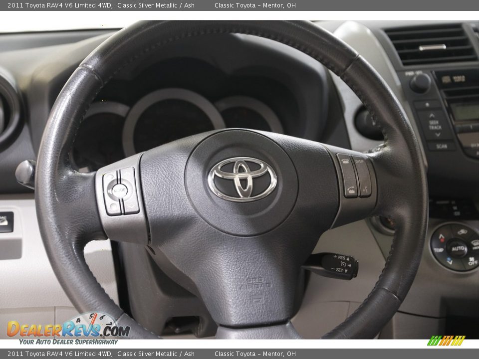 2011 Toyota RAV4 V6 Limited 4WD Classic Silver Metallic / Ash Photo #7