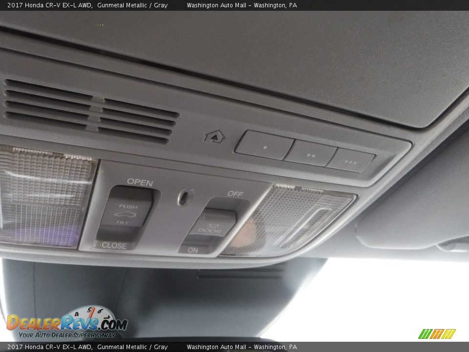 2017 Honda CR-V EX-L AWD Gunmetal Metallic / Gray Photo #23