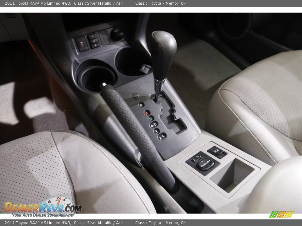 2011 Toyota RAV4 V6 Limited 4WD Classic Silver Metallic / Ash Photo #10