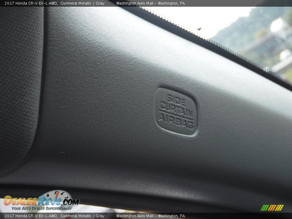 2017 Honda CR-V EX-L AWD Gunmetal Metallic / Gray Photo #26